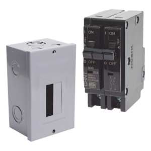 CHINT KITC2Q230S – Kit Centro de Carga / 1 Fase 3 Hilos / 30A 2 Polos / 120/240Vca / 10kA / Sobreponer