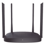 HIKVISION DS-3WR12C – Router Inalámbrico / Doble Banda AC / 1200 Mbps / 4 Antenas 5 dBi / 3 Puertos LAN 10/100 Mbps / MU-MIMO 4×4 / WISP