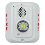 SYSTEM SENSOR P2WLED – Sirena con Estrobo LED / Montaje en Pared / 2 Hilos / Candela Seleccionable 15-185 cd / Compatible SpectrAlert