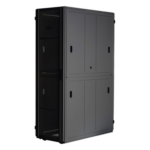 PANDUIT XGL64212B – Gabinete para Centros de Datos / 42 UR / 600 mm Ancho / 1070 mm (3.51 ft) Profundidad / Carga 1588 kg / Puerta 80% Perforación / Acero Soldado