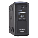 CYBERPOWER CP1000AVRLCDA – UPS de 1000 VA / 600 W / Topología Línea Interactiva / 9 Tomas NEMA 5-15R / AVR / Pantalla LCD / Supresión 1080 J