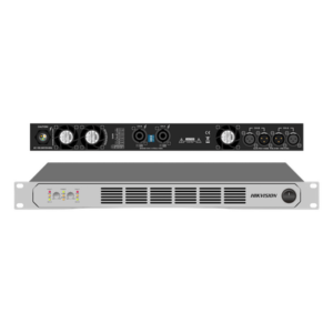 HIKVISION DS-QAPAR25-2 – Amplificador de Potencia Profesional / 250W 2-Zonas / Clase D / Eficiencia 90% / Modos Estéreo y Puente / PFC de Banda Ancha / Protección Integral / 1U Compacto