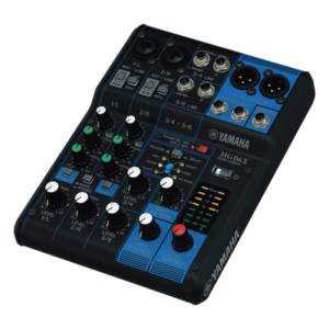YAMAHA MG-06X – Mezcladora de Audio / 6 Canales / 2 Entradas Micrófono + 4 Entradas Línea / Efectos SPX Integrados / Phantom +48V / Chasis Metálico Compacto