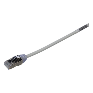 PANDUIT STP28X3MIG – Patch Cord Cat6A / 28 AWG Diámetro Reducido / S/FTP Blindado / CM/LS0H / 3 m (9.84 ft) / Gris