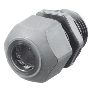 HUBBELL HUB-SEC-50GA – Conector de Cable / Estilo Europeo / Conductores 0.17" a 0.45" / Conduit 1/2" / Nylon Ignífugo UL / Color Gris