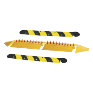 DKS DOORKING 1610-2M-KIT – Kit de picos ponchallantas autónomo / Carriles de 7.2 ft / Sin barrera ni cableado / Resortes de activación / Acero 1/4 pulgada