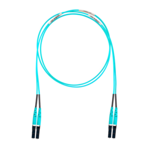 PANDUIT FZ2ERLNLNSNF010 – Jumper de Fibra Óptica / OM4 50/125 / LC-LC Dúplex / OFNR Riser / Aqua / 3.05 m (10 ft)