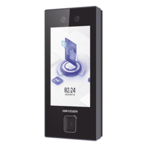 HIKVISION DS-K1T344MBWX-QRE1 – Terminal de Control de Acceso Facial / Lector QR Físico / 3,000 Rostros / Pantalla Táctil 4.5" / PoE y Wi-Fi / IP65