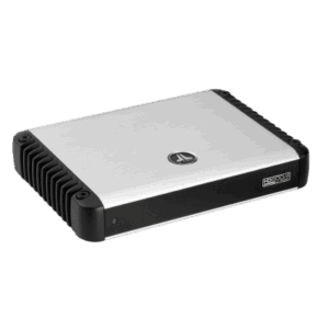 JL AUDIO 10-03318-00 – HD600/4 Amplificador de Rango Completo para Automóvil / 4 Canales / 600 W RMS / Clase D / Audio de Alta Definición / Compacto