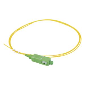 LINKEDPRO BY EPCOM LP-FO-SCA-01 – Pigtail de Fibra Óptica / SC/APC / Monomodo G.652D / Simplex / 1 m (3.28 ft) / Tight Buffer 900 µm