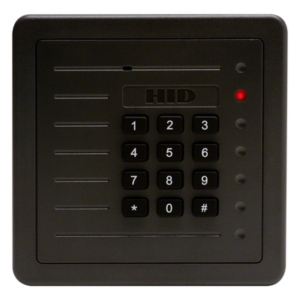 HID 5355AGK00 – Lector de Proximidad de Mediano Alcance / Teclado Integrado / Wiegand / Exterior / 8' (20 cm) / 12 VCC / -30 a 65 °C