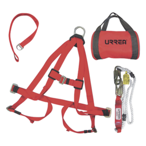 URREA SYS-USA01A – Arnés contra Caídas / Talla 36-40 / 4 Piezas / Carga 3,000 kg / ANSI A10.14 y Z359.1
