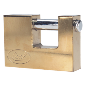 LOCK SYS-L22-C70-ELBB – Candado de Acero para Cortina Metálica / Nivel de Seguridad 6 / Cilindro 5 Pernos / Gancho 12 mm / Cavidad 30 mm / Llave Estándar