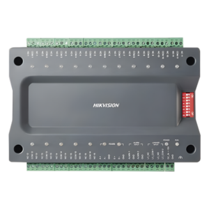 HIKVISION DS-K2M0016A – Distribuidor esclavo para control de elevadores / 16 salidas de relé / RS-485 / 2 entradas de alarma / -4°C a 70°C / 6.57 x 4.13 x 1.18 pulgadas