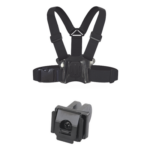 HIKVISION DS-MH1711-HM/K – Arnés de Pecho / Hebilla Telescópica Ajustable / Conexión Enchufable / Color Negro / Incluye Adaptador