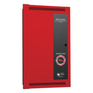 SILENT KNIGHT BY HONEYWELL ECS50W – Amplificador Inteligente / 50W / 8 Unidades en Cascada / 400W Total / 4-8 Circuitos de Altavoz / Alcance 1.8 km
