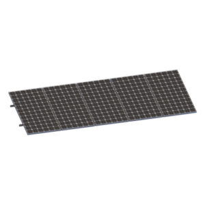 EPCOM POWERLINE VEKTORMINIKIT1X5 – Kit de Minirieles para Panel Solar / Arreglo 1x5 / Módulos 35 mm / Fijación en Lámina