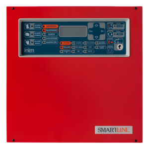 INIM ELECTRONICS SMARTLINE020-4 – Central de Detección de Incendio / 4 Zonas Ampliables a 20 / 32 Dispositivos por Zona / 4 Repetidores Remotos / Bus RS485 1000 m (3280.8 ft) / EN 54-2/4/21