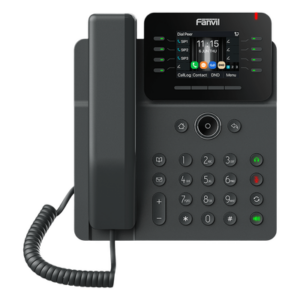 FANVIL V62G – Teléfono IP Empresarial / 12 Líneas SIP / Pantalla Color 2.8" HD 320x240 / Audio HD G.722 y Opus / Conferencia 6 Vías / Bluetooth 5.4 / PoE 802.3af / Gigabit