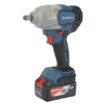 DONGCHENG DCP-B698-FK – Llave de Impacto Inalámbrica / 20 V / 1/2 in / 910 Nm / 4 Velocidades / 2 Baterías 5.0 Ah / Motor Sin Escobillas
