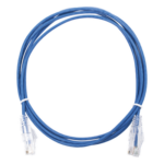LINKEDPRO BY EPCOM LP-UT6-200-BU28 – Cable de Parcheo Slim UTP / Cat6 / 2 m (6.56 ft) / 28 AWG / Azul / 1 Gbps+