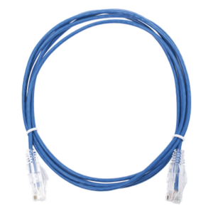 LINKEDPRO BY EPCOM LP-UT6-200-BU28 – Cable de Parcheo Slim UTP / Cat6 / 2 m (6.56 ft) / 28 AWG / Azul / 1 Gbps+