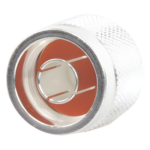 RF INDUSTRIES,LTD RFN-1007-2SX – Conector Coaxial N Macho / Anillo Plegable / Bronce Plateado / Contacto Oro / Teflón / RG-8/X, LMR-240, Belden 9258