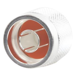 RF INDUSTRIES,LTD RFN-1007-2SX – Conector Coaxial N Macho / Anillo Plegable / Bronce Plateado / Contacto Oro / Teflón / RG-8/X, LMR-240, Belden 9258