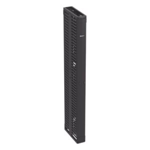 PANDUIT PR2VD06 – Organizador Vertical de Cables / Alta Densidad 45 RU / Doble Frontal y Posterior / 6 in (152 mm) Ancho / Acero y ABS / Push-to-Close