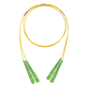 PANDUIT F923RANANSNM002 – Jumper de Fibra Óptica Monomodo / 9/125 OS2 / SC/APC Duplex / OFNR / 2 m (6.56 ft) / Amarillo