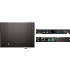 KRAMER KDS-17EN – Codificador AVoIP 4K60 4:4:4 | Transmisión por Ethernet o Fibra | Audio Dante, USB, IR, RS-232, CEC | Códec Visualmente Sin Pérdidas | PoE+ | Gestión por Web y API