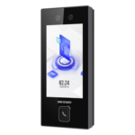 HIKVISION DS-K1T344MBWX-E1 – Terminal de Control de Acceso Facial / 2 Megapixel / 3,000 Rostros / Pantalla Táctil 4.5" / IP65 / PoE y Wi-Fi / Botón de Llamada Físico