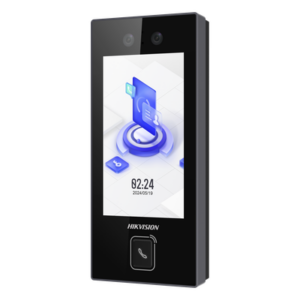 HIKVISION DS-K1T344MBWX-E1 – Terminal de Control de Acceso Facial / 2 Megapixel / 3,000 Rostros / Pantalla Táctil 4.5" / IP65 / PoE y Wi-Fi / Botón de Llamada Físico