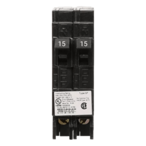 SIEMENS Q3015 – Interruptor Automático Duplex / 2 Polos / 30-15 A / 120 VCA / 10 kA / Enchufable