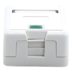LINKEDPRO BY EPCOM LP-WP-05 – Caja de Pared Superficial / 1 Puerto Keystone / Montaje Vertical / UL 94V-0 / Certificada UL, CE, ETL