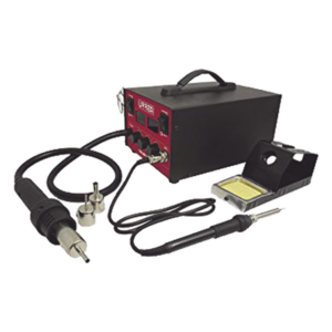 URREA SYS-ESOL866 – Estación de Soldadura / 660W / Temperatura 100-450 °C / Pistola de Calor 600W / Cautín 60W / 120V / 60 Hz