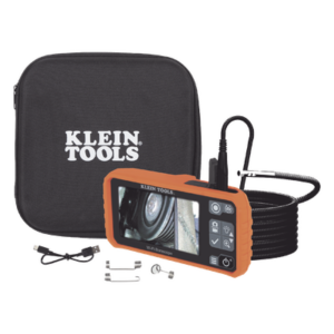 KLEIN TOOLS ET19 – Boroscopio Dual / Cámara 5.5 mm / 720p / LCD 4.3" / Wi-Fi y USB-C / Cable Blindado 3 m (9.8 ft) / IP67 / Batería 3 h