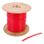 GENESIS 4423-1004/1000 – Carrete de Cable / 2x16 AWG / 305 m (1000 ft) / FPLR-CL3R Riser / Tipo ZIP / Forro Rojo