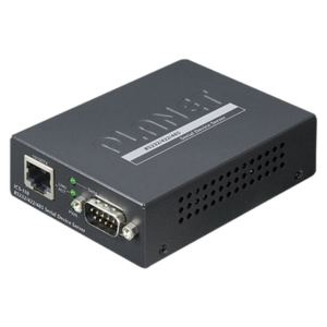PLANET ICS-110 – Convertidor de Medios Serial a Ethernet / RS-232/422/485 / 921600 bps / Fast Ethernet 10/100 / Administración Web-SNMP-Telnet / Montaje Riel DIN o Pared