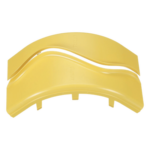 PANDUIT FROVRASC4LYL – Tapa de Bajada Vertical Exterior / 90° / Radio de Curvatura 50.8 mm / Canaleta 4x4 / Color Amarillo