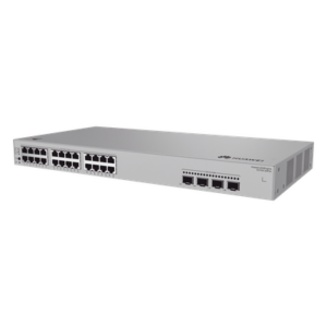 HUAWEI S310S-24P4J – Switch de Acceso Gigabit Administrable PoE Capa 2+ / 24 puertos 10/100/1000 Mbps PoE / 4 puertos 2.5GE SFP Uplink / ERPS / Rutas Estáticas / PoE Perpetuo / 400 W / Administración Nube Gratis