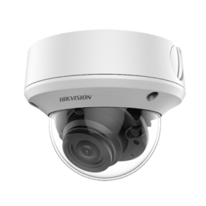 HIKVISION DS-2CE5AU1T-AVPIT3ZF – Domo TURBOHD / 4K 8.29 MP / Lente Motorizado 2.7-13.5 mm / 40 mts IR EXIR / 131 pies IR / IP67 / Metal / TVI-AHD-CVI-CVBS / 9-15 Vcc / 24 VCA