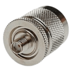 RF INDUSTRIES,LTD RSA-3478 – Adaptador RF en Línea / SMA Hembra a N Macho / Cuerpo Bronce Niquelado / Contacto Oro / Aislante Teflón