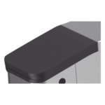 HIKVISION 190225533 – Tapa Plástica para Torniquete / Compatible DS-K3B220 / Logo de Lectura de Tarjeta / Instalación sin Herramientas