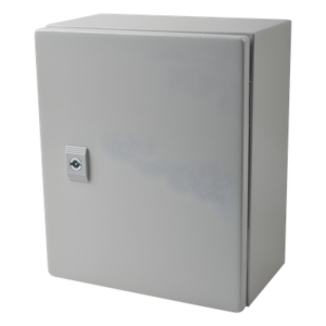 PRECISION PST-2530-15A – Gabinete de Acero IP66 / IK10 / 250 x 300 x 150 mm / Carga 30 kg / Placa Montaje 200 x 265 mm / Cerradura con Llave