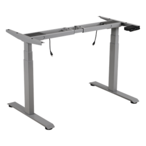 EPCOM INDUSTRIAL EM33-2A3 – Base de Escritorio Motorizado / Altura 60-125cm (1.97-4.10 pies) / 3 Presets / Carga 100Kg / Velocidad 30mm/s / Color Gris