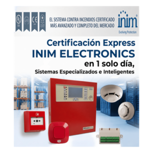 SYSCOM MASTERINIM – Certificación Presencial / Sistemas de Detección de Incendio / 8 Horas / Kit con 8 Componentes / Normativa NFPA y UL