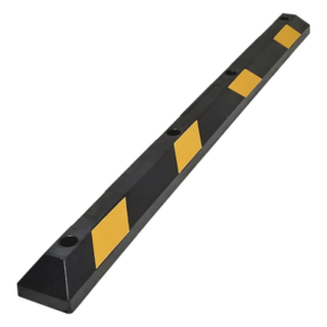 ACCESSPRO AC-183TV – Tope Vehicular / 183 cm (6 pies) / Caucho Rígido A85 / 5 Toneladas / 8 Franjas Reflejantes / Negro-Amarillo