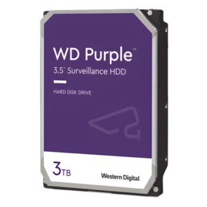 Western Digital (WD) WD33PURZ – Disco Duro PURPLE de 3TB / 3 AÑOS DE GARANTÍA / Para Videovigilancia
