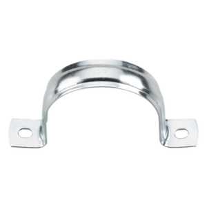 INDEX AB-PU-040 – Abrazadera Omega / Conduit 1 1/4" (32 mm) / Acero 0.9-1.2 mm / Carga 30 kg / Cincado 5 micras